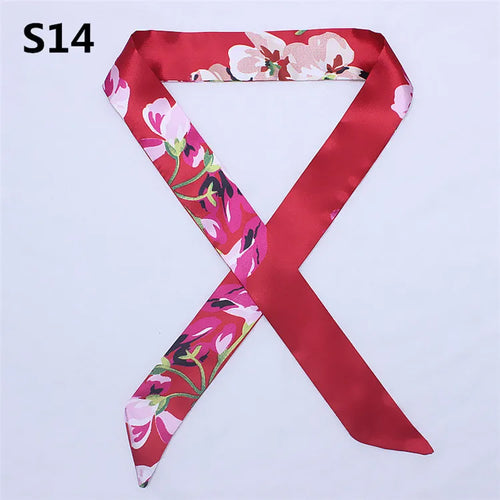 47 Colors Brand Bandana Small Silk Bag Scarf Women Head Hijab Scarf