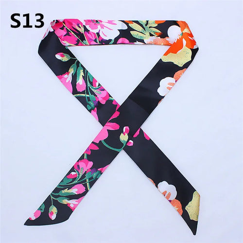 47 Colors Brand Bandana Small Silk Bag Scarf Women Head Hijab Scarf