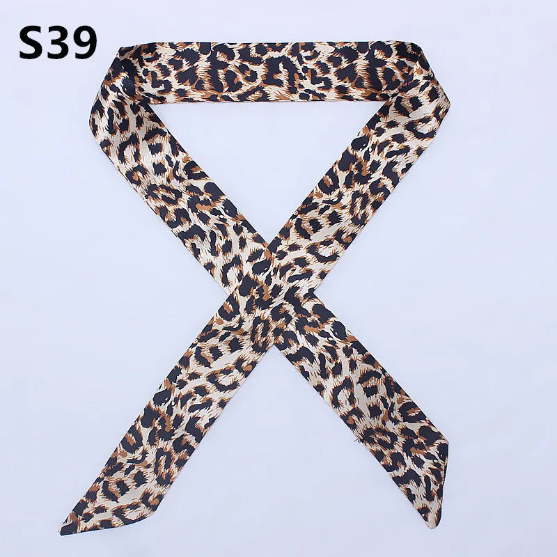 47 Colors Brand Bandana Small Silk Bag Scarf Women Head Hijab Scarf