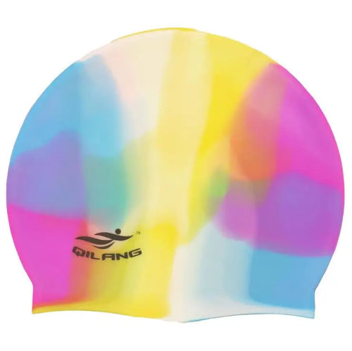 Waterproof Silicone Swim Caps Women Men High Elastic Flexible Protect