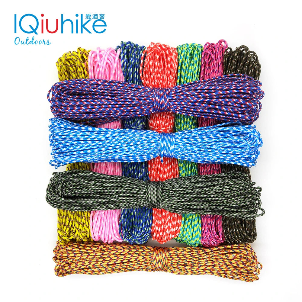 100 Colors Paracord 31meters 100FT,50FT,25FT Dia 2mm one stand Cores