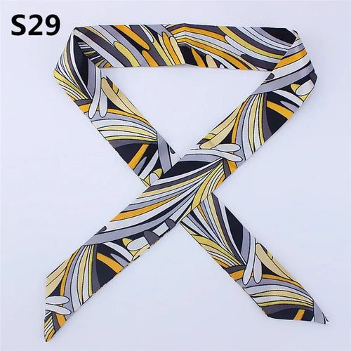 47 Colors Brand Bandana Small Silk Bag Scarf Women Head Hijab Scarf
