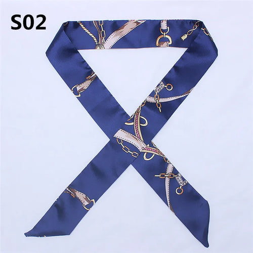 47 Colors Brand Bandana Small Silk Bag Scarf Women Head Hijab Scarf