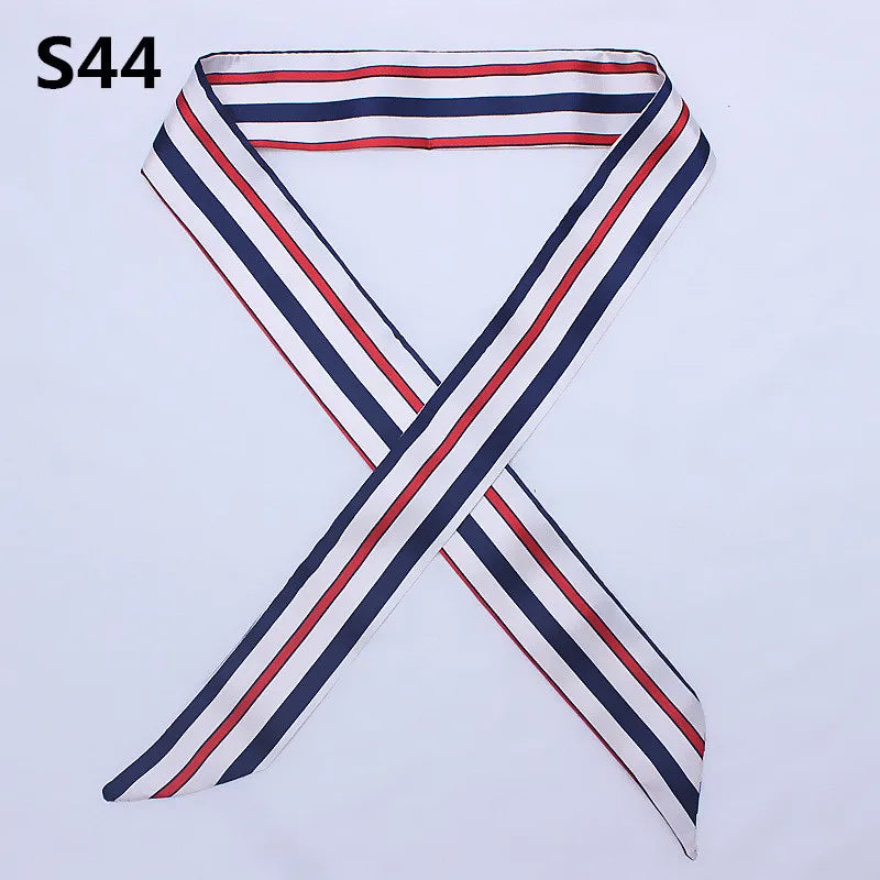 47 Colors Brand Bandana Small Silk Bag Scarf Women Head Hijab Scarf