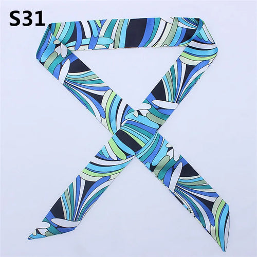47 Colors Brand Bandana Small Silk Bag Scarf Women Head Hijab Scarf
