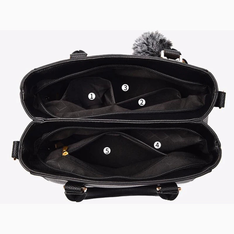 Embroidery Messenger Bags Women Leather Handbags Bags for Women Sac a