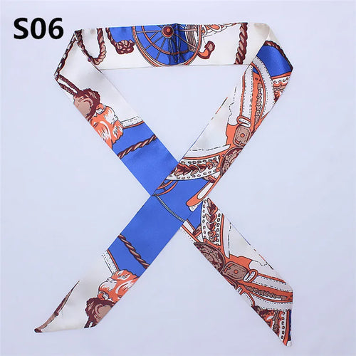 47 Colors Brand Bandana Small Silk Bag Scarf Women Head Hijab Scarf