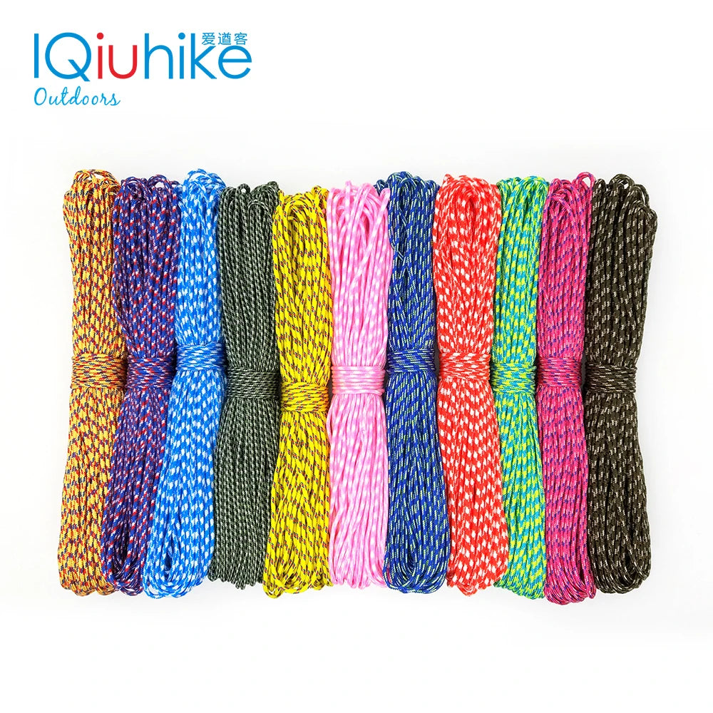 100 Colors Paracord 31meters 100FT,50FT,25FT Dia 2mm one stand Cores