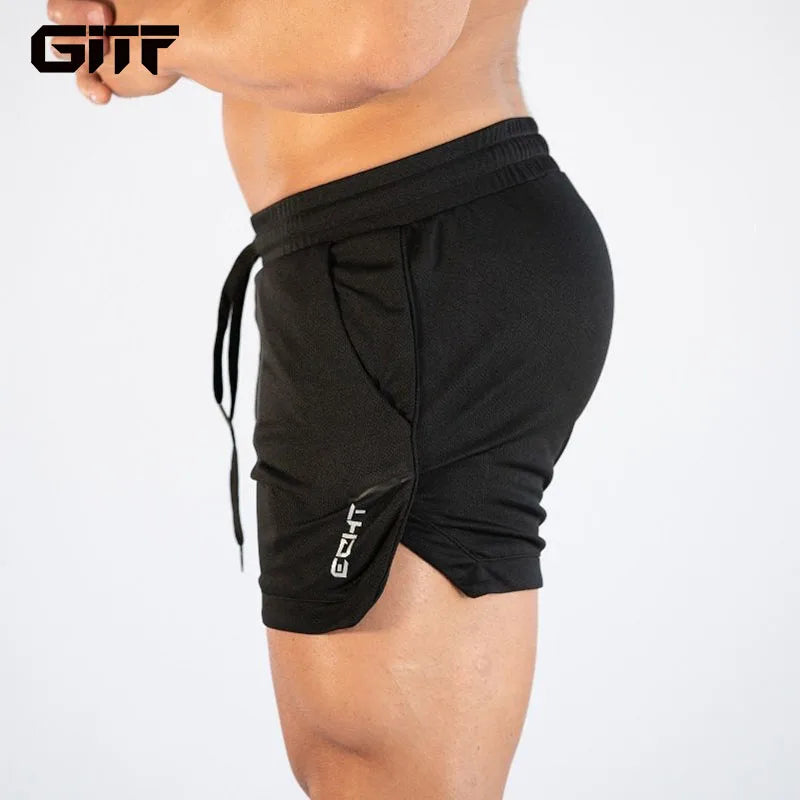 GITF Mens Gym Training Shorts Men Sports Casual Clothing Fitness