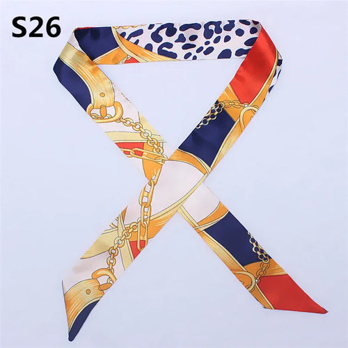 47 Colors Brand Bandana Small Silk Bag Scarf Women Head Hijab Scarf