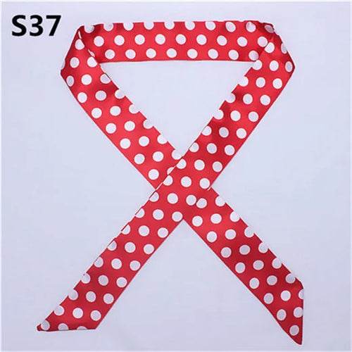 47 Colors Brand Bandana Small Silk Bag Scarf Women Head Hijab Scarf