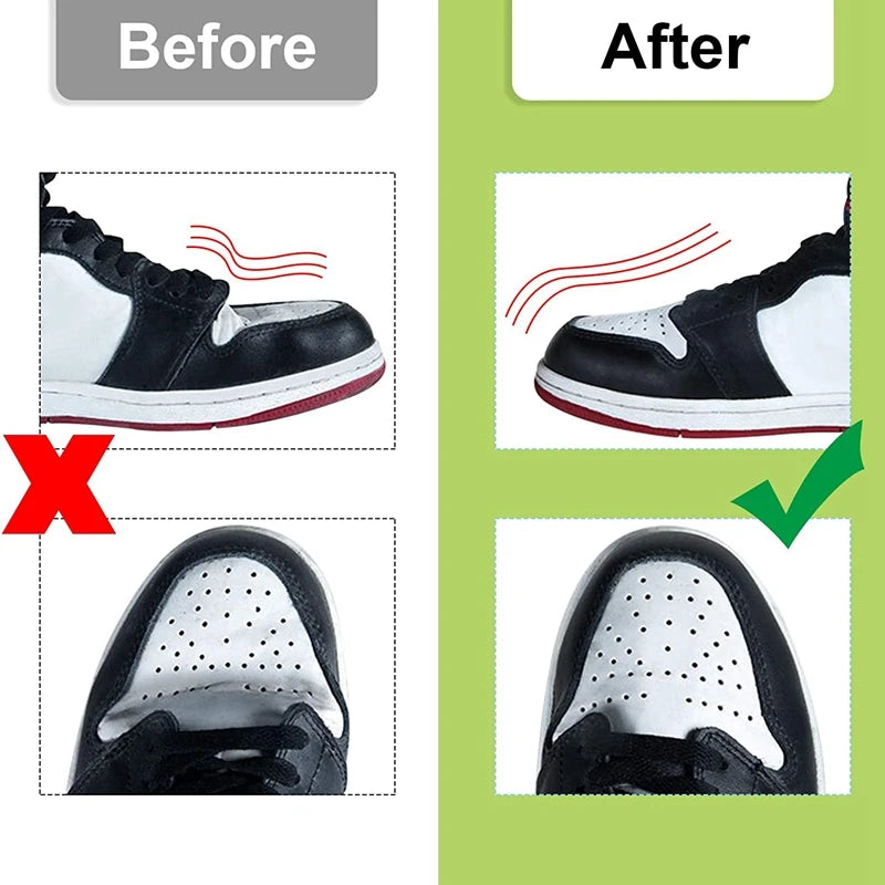1Pair Crease Protector Shoe Anti Crease Bending Crack Toe Cap Support