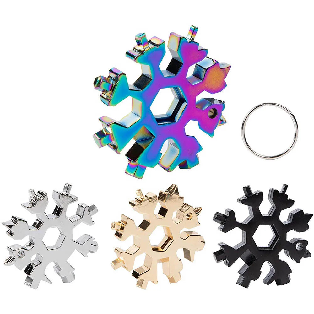 18-in-1 Snowflake Multi Tool Outdoor Camping Travel Camping Adventure