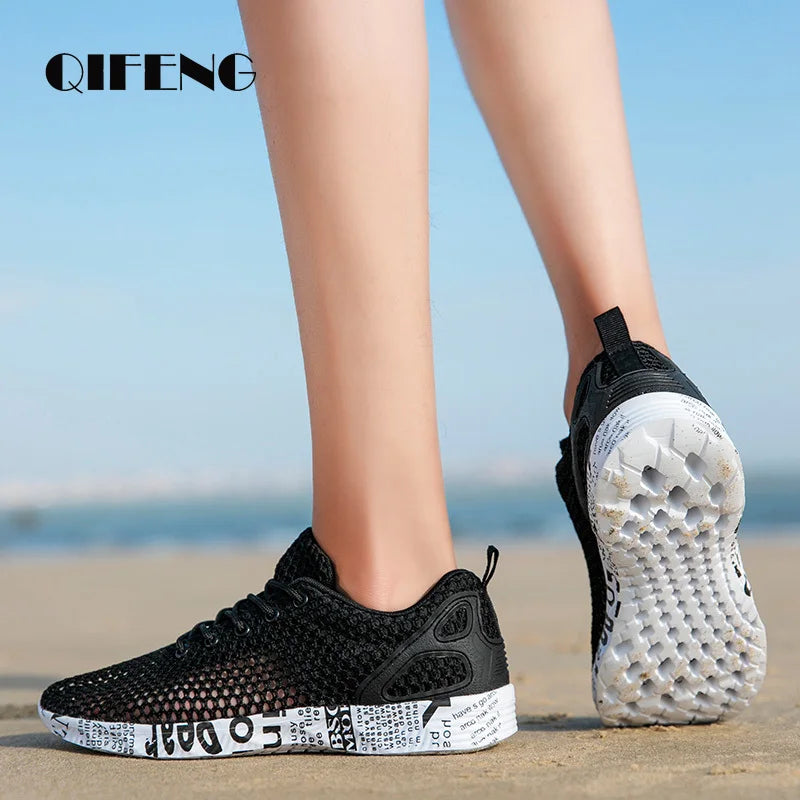 Hight Quality Summer Mens Casual Shoes Aqua Shoes Origin Air Mesh
