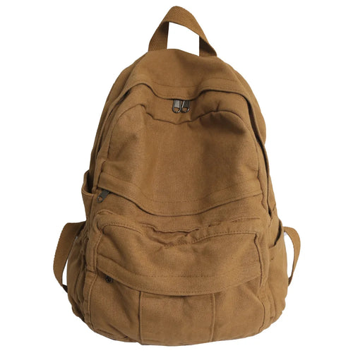 Girl Fabric School Bag New Fashion College Student Vintage Women