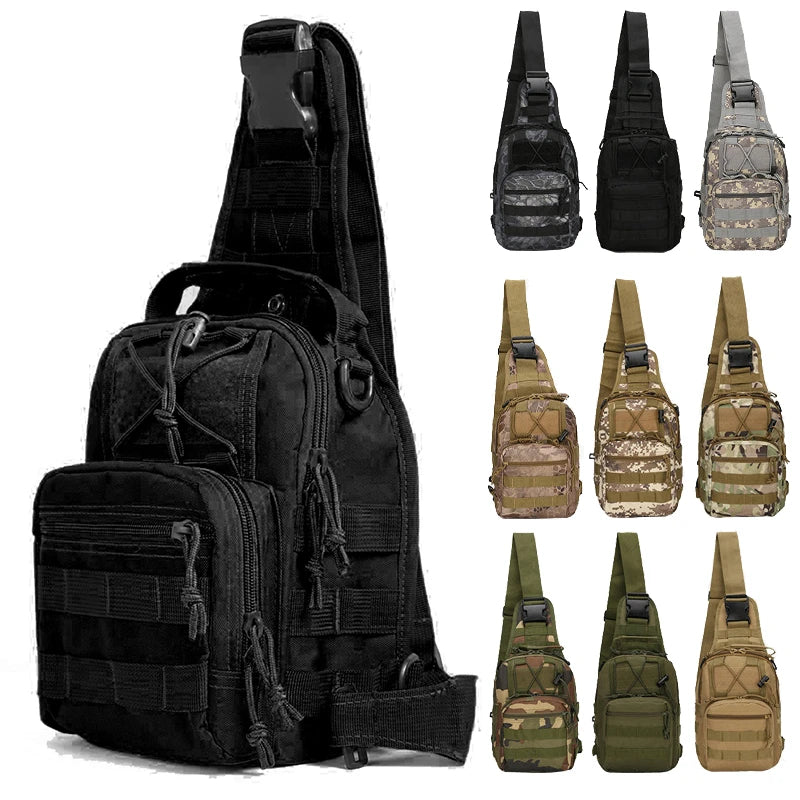 Tactical Shoulder Backpack Rover EDC Outdoor CCW Sling Bag Waterproof