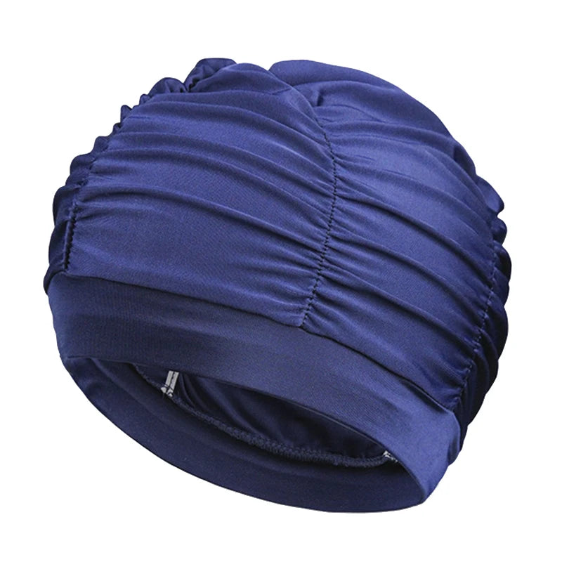 New Solid Color Long Hair Women Men Swim Pool Seaside Water Sports