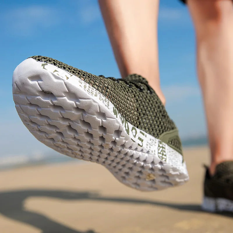 Hight Quality Summer Mens Casual Shoes Aqua Shoes Origin Air Mesh