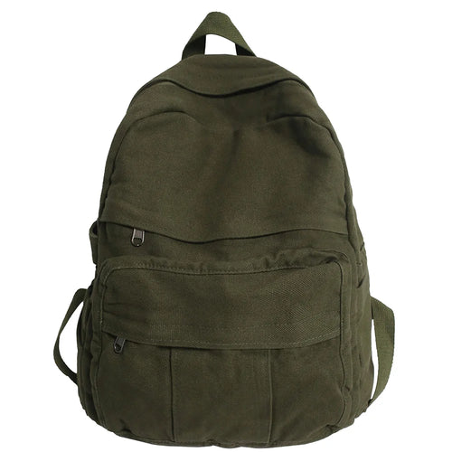 Girl Fabric School Bag New Fashion College Student Vintage Women