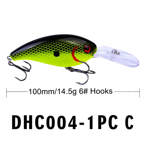 10cm 14.5g Crankbaits Fishing Lure Hard Baits Swimbaits Boat Ocean
