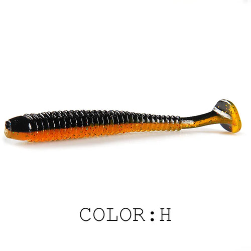 2023 HOT Impact Ring Shad Fishing Lure Soft 63mm 80mm 97mm Plastics
