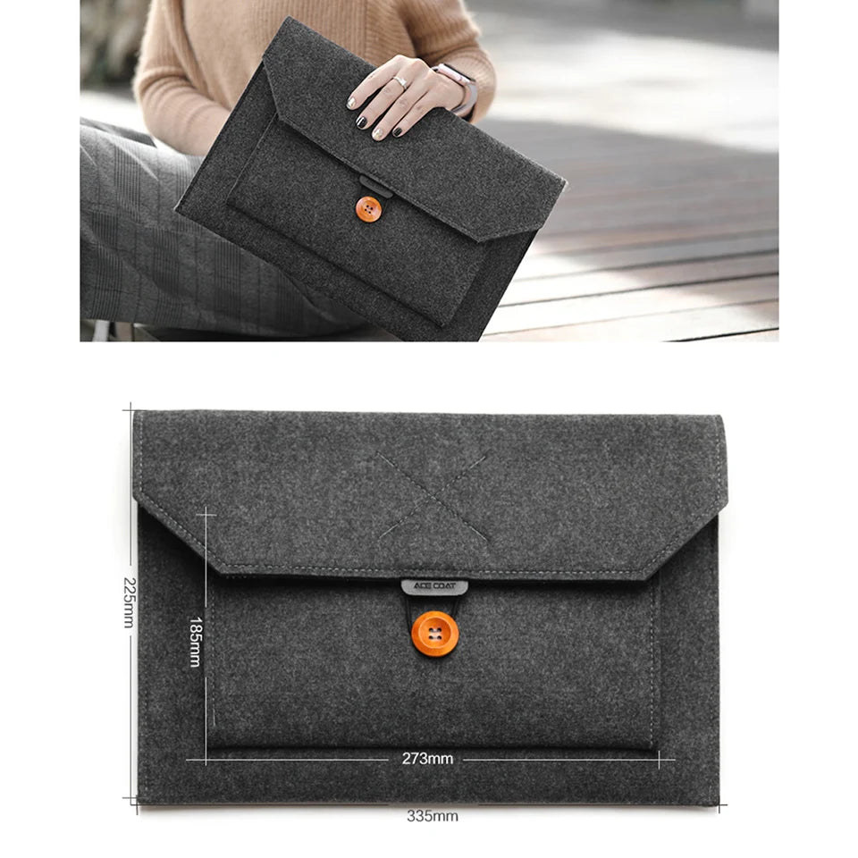 11.6/13/14/15"Laptop Sleeve Felt Ultralight Notebook Tablet Pad Case