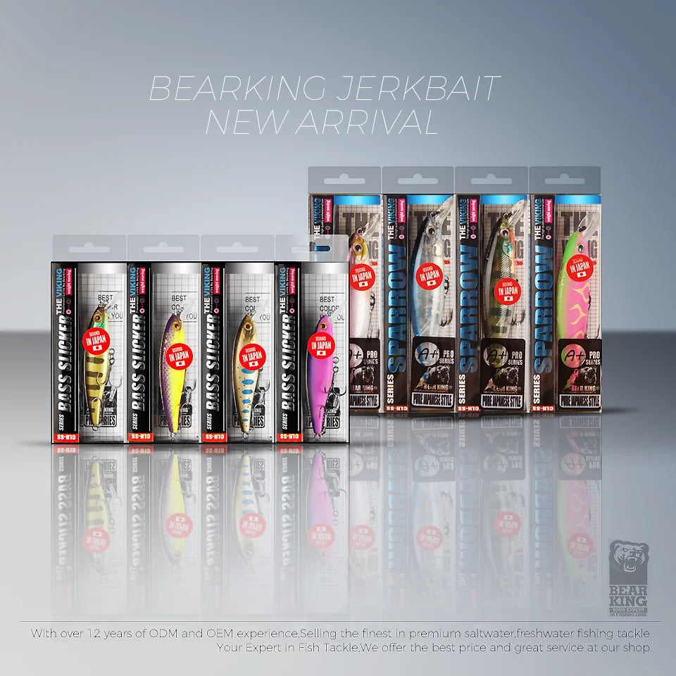 BEARKING Squad Minnow 95mm 14.8g 65mm 6g Tungsten weight system SP