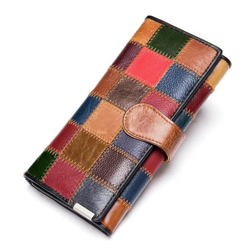 WESTAL Women's Purse Leather Wallet for Women Boho Purses Coins and