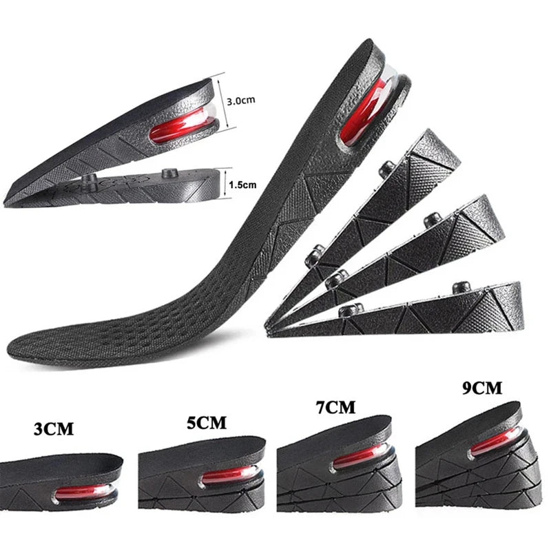 New Invisible Increase Height Insole Foot Pad Heightening Cushion Lift