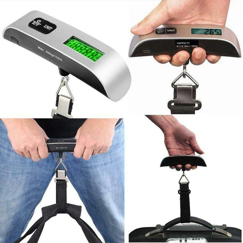 50kg 10g Digital Scale Electronic Balance Kitchen Luggage Hanging