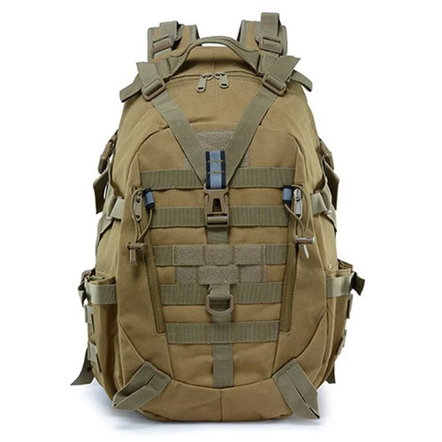 40L Camping Backpack Men's Bag Travel Bags Tactical Molle Climbing