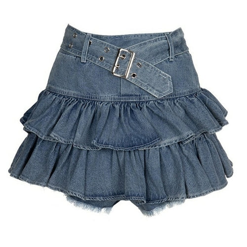 Preppy Style Lolita Kawaii Skirts Japanese Sweet Mini Women Harajuku