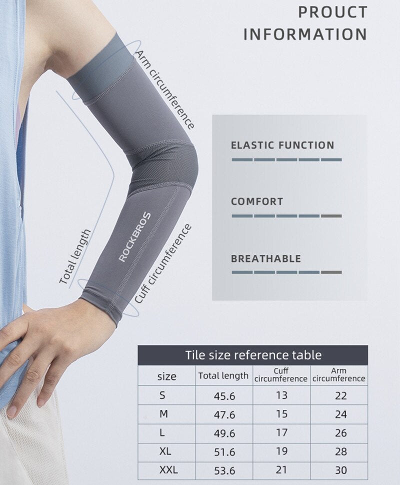 Fabric Camping Sleeves | Rockbros Arm Sleeves | Rockbros Sleeves Xs |