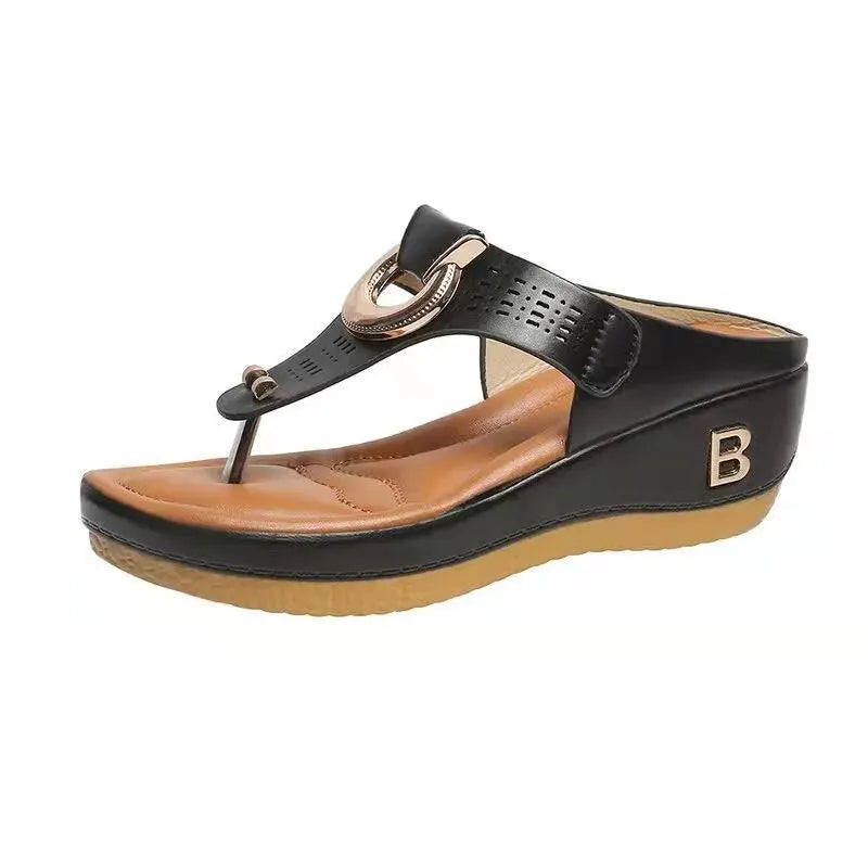 Summer Sandals Women 2024 Big Size Platform Wedges Sandals Slippers