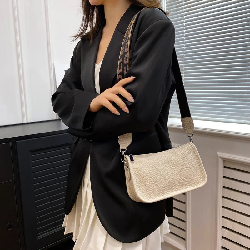 Women's 2023 Trend Genuine Leather Cowhide Shoulder Bags Bag Ladies