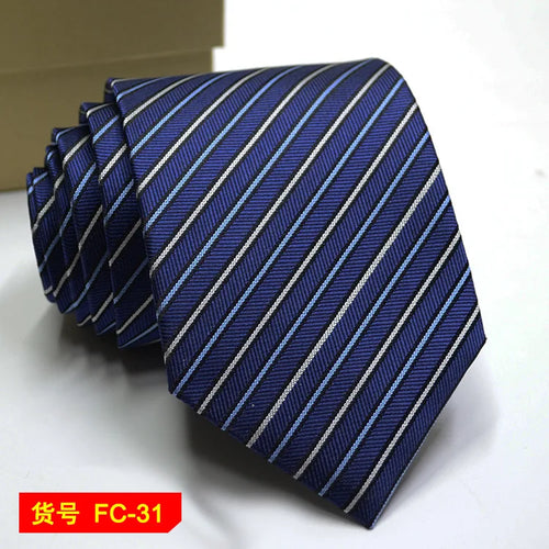 67 Styles Men's Ties Solid Color Stripe Flower Floral 7-8cm Jacquard