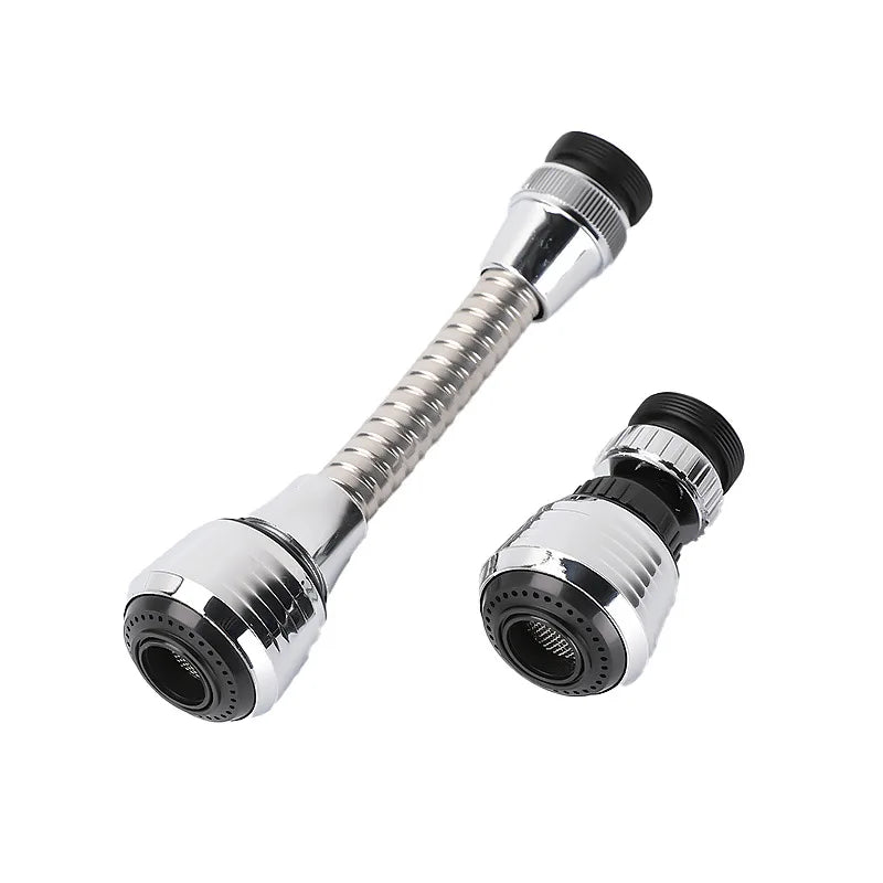 2 Modes Sink Faucet 360 Degree Rotation Filter Extension Tube Shower