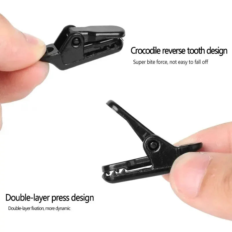 10Pcs Outdoor Tarpaulin Clips Camping Tents Awning Wind Rope Clamp