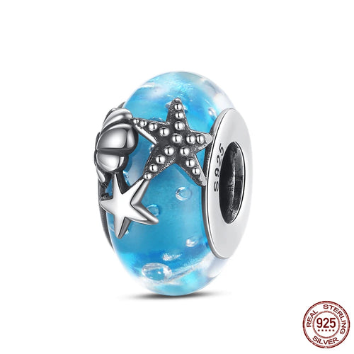 925 Sterling Silver Chameleon Luminous Firefly Butterfly Charms Beads