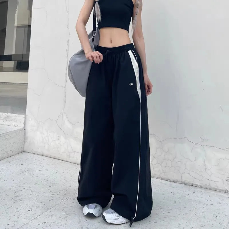 Women Casual Joggers Pants Fashion Streetwear Oversized Sports Wide