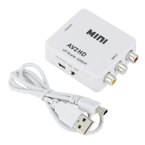AV TO HDMI-compatible Adapter Converter 1080P Video Composite