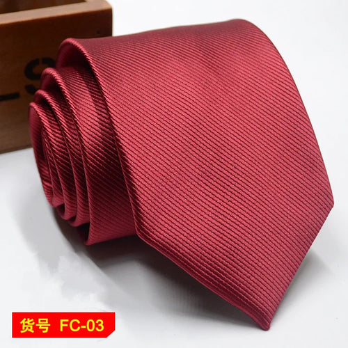 67 Styles Men's Ties Solid Color Stripe Flower Floral 7-8cm Jacquard