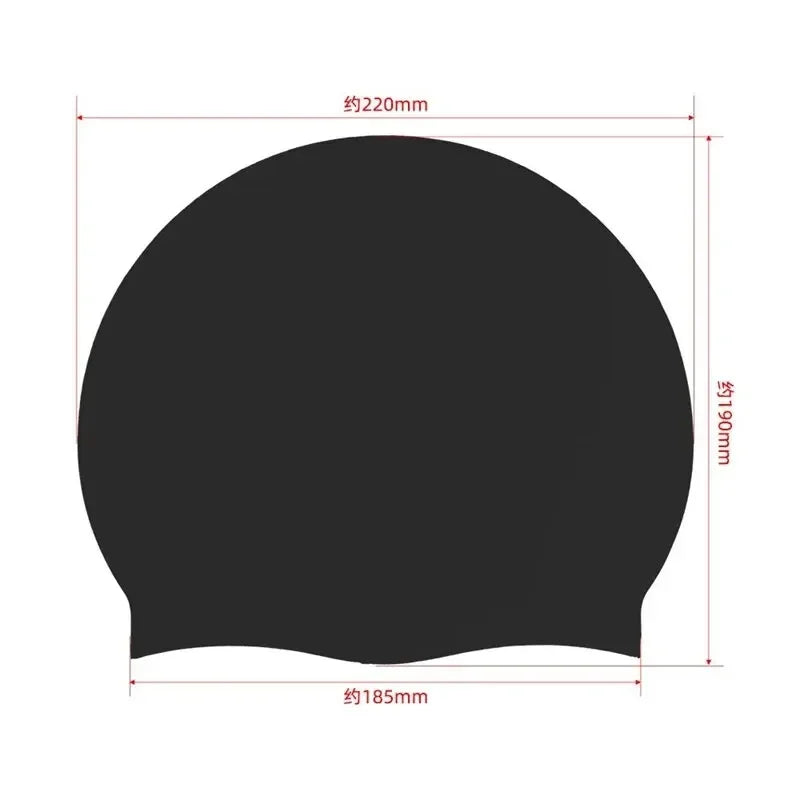 Swimming Cap Silicone Waterproof Swim Hat for Men Women Adult Kids