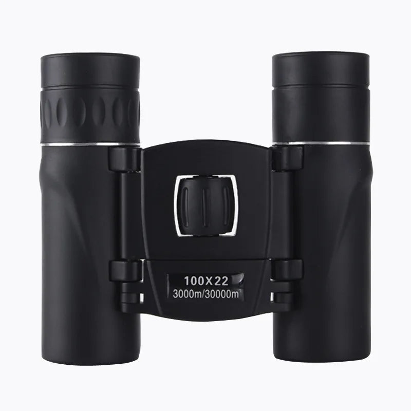 100x22 Mini Portable Hd Binoculars 30000m Long Range Folding Bak4 Fmc