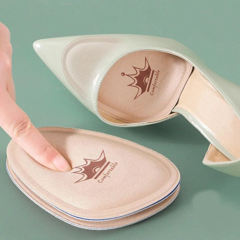 Women Forefoot Pad Pain Relief Insert Half Size Insoles Non-slip