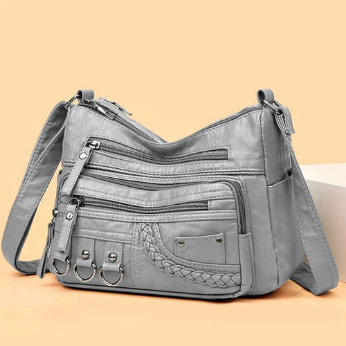 Vintage Pu Leather Luxury Purses and Handbags 2023 High Quality