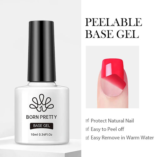 BORN PRETTY 10ml Rubber Thick Base Gel Top Reinforcement Gel