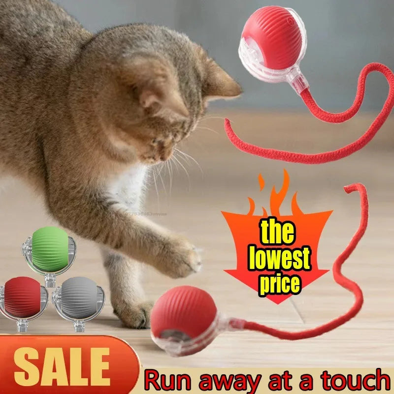 Cat Interactive Ball Training Self-moving Kitten Electric Cat Ball