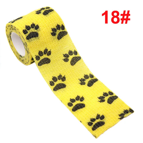 Animal Pattern Printed Self Adhesive Elastic Bandage 4.5m Sports Wrap