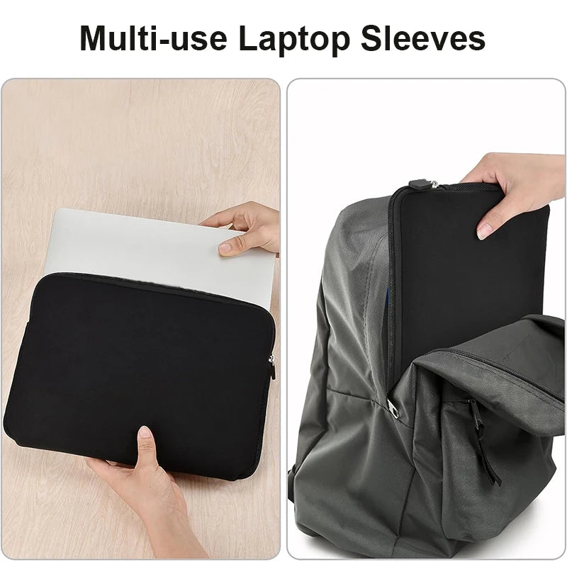 Black Laptop Bag 11 13 14 15 15.6 Inch For Lenovo Xiaomi Dell Notebook